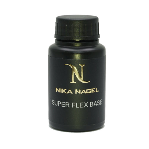 База Nika Nagel SUPER FLEX rubber, прозрачная, средняя вязкость 30 гр