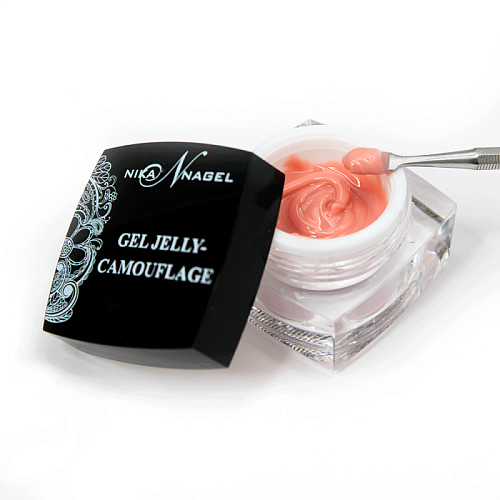 Гель для моделирования Nika Nagel JELLY-CAMOUFLAGE Lavender Pink конструирующий, высокая вязкость, 50 г