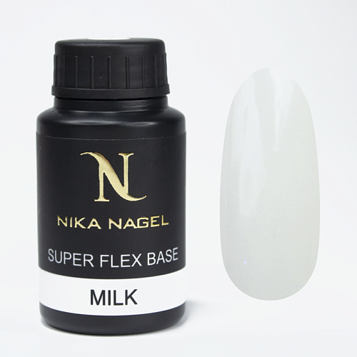 База Nika Nagel SUPER FLEX Milk №2 rubber, камуфлирующая, средняя вязкость 30 гр