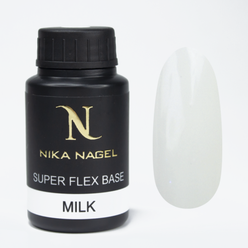 База Nika Nagel SUPER FLEX Milk №2 rubber, камуфлирующая, средняя вязкость 30 гр