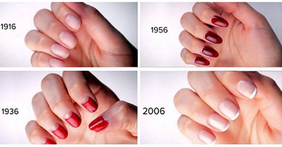 Как эволюционировали дизайны ногтей год от года